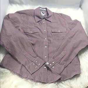 Rockies Pearl Snap long sleeve size small